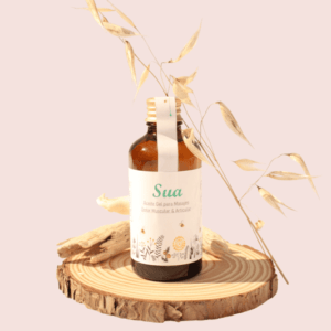 Sua, aceite-gel, masajes